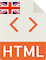 English language, single HTML file